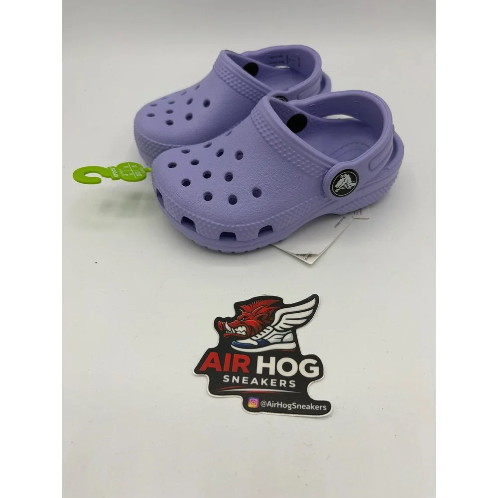 Crocs Classic Clog Digital Violet Purple Kids Toddler Shoes Size C6 204536-5PR